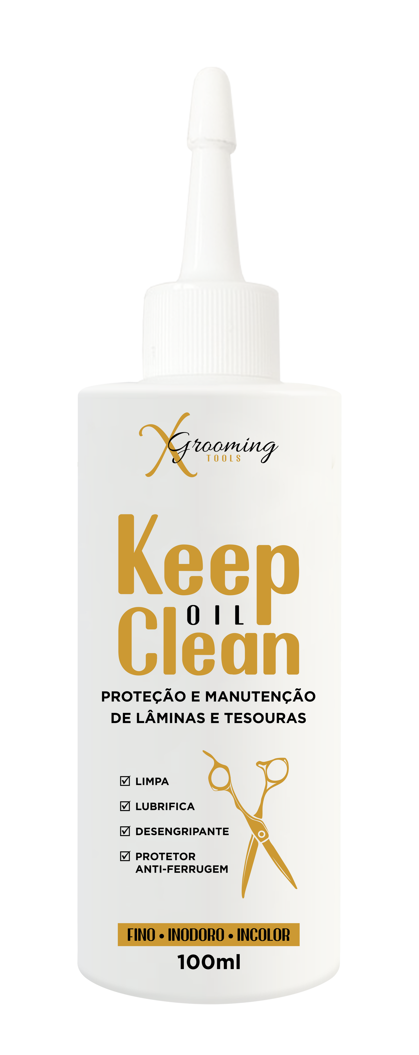 KEEP OIL CLEAN PARA LÂMINAS E TESOURAS 100ML - PET SHOW