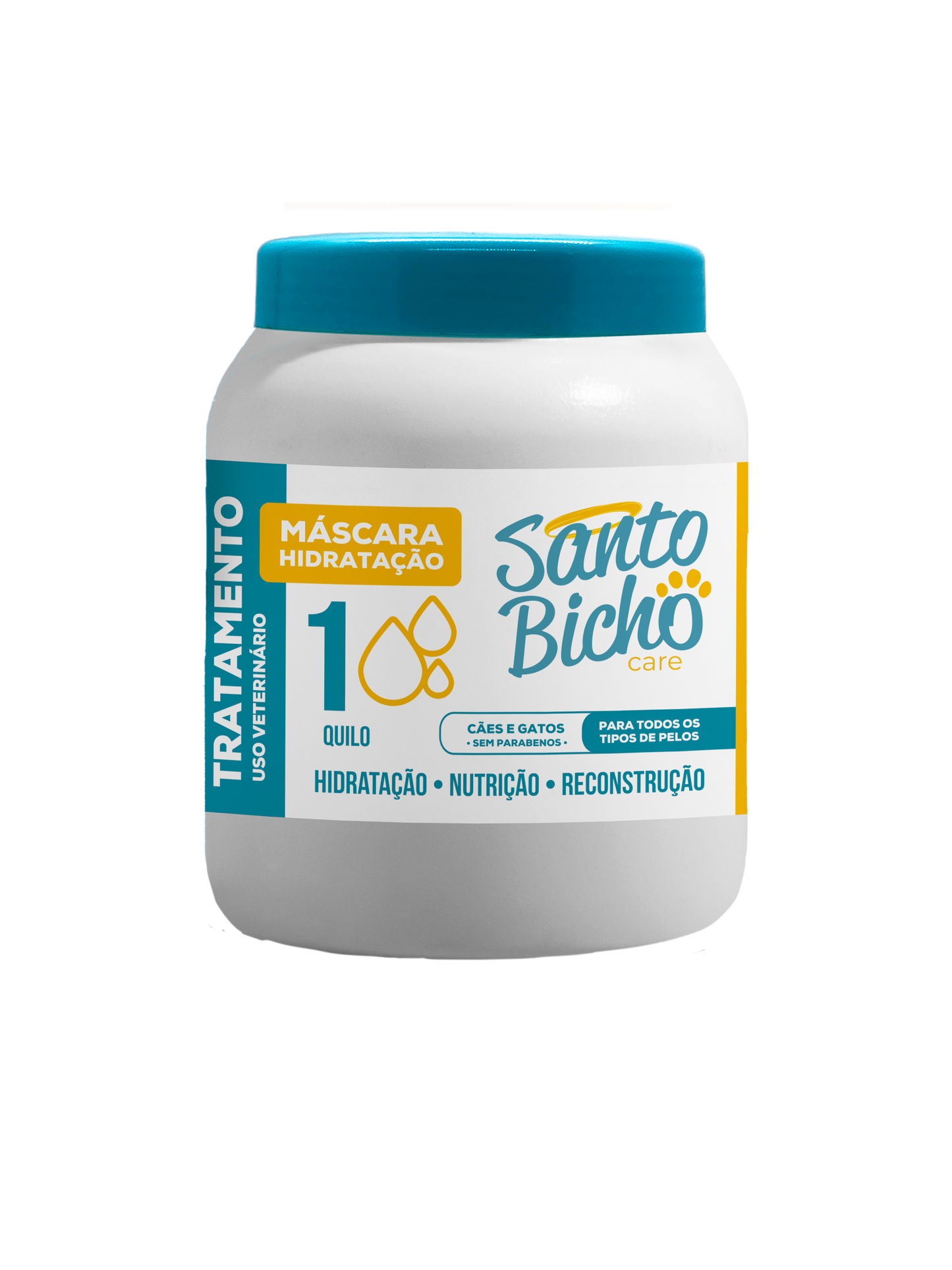 MÁSCARA DE HIDRATAÇÃO ESSENCIAL 1KG - SANTO BICHO